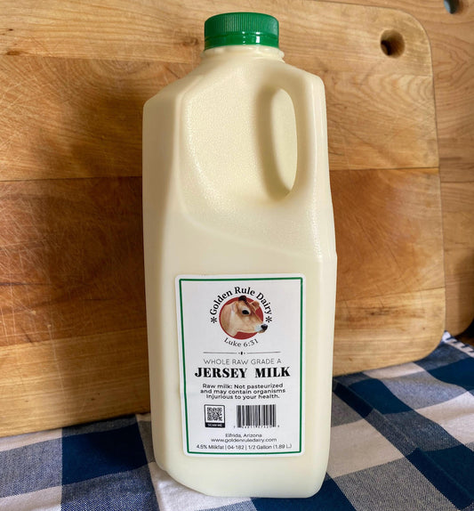 Raw Milk (Half Gallon)