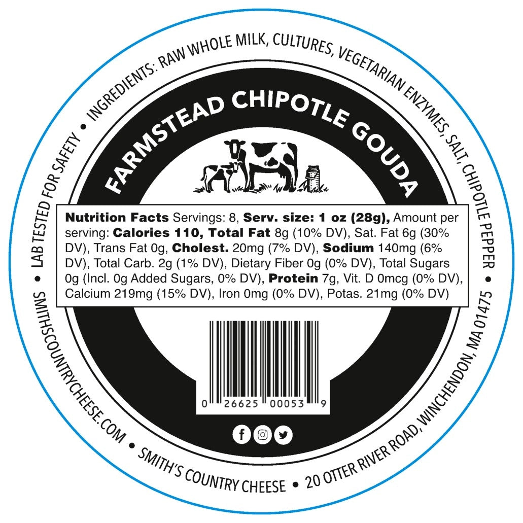 Raw Cheese (Chipotle Gouda)