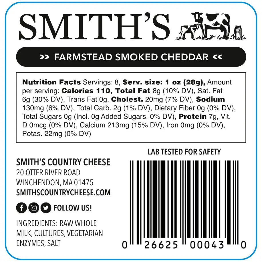 Raw Cheese (Smoked Cheddar)
