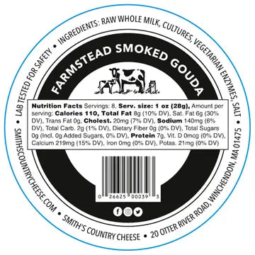 Raw Cheese (Smoked Gouda)