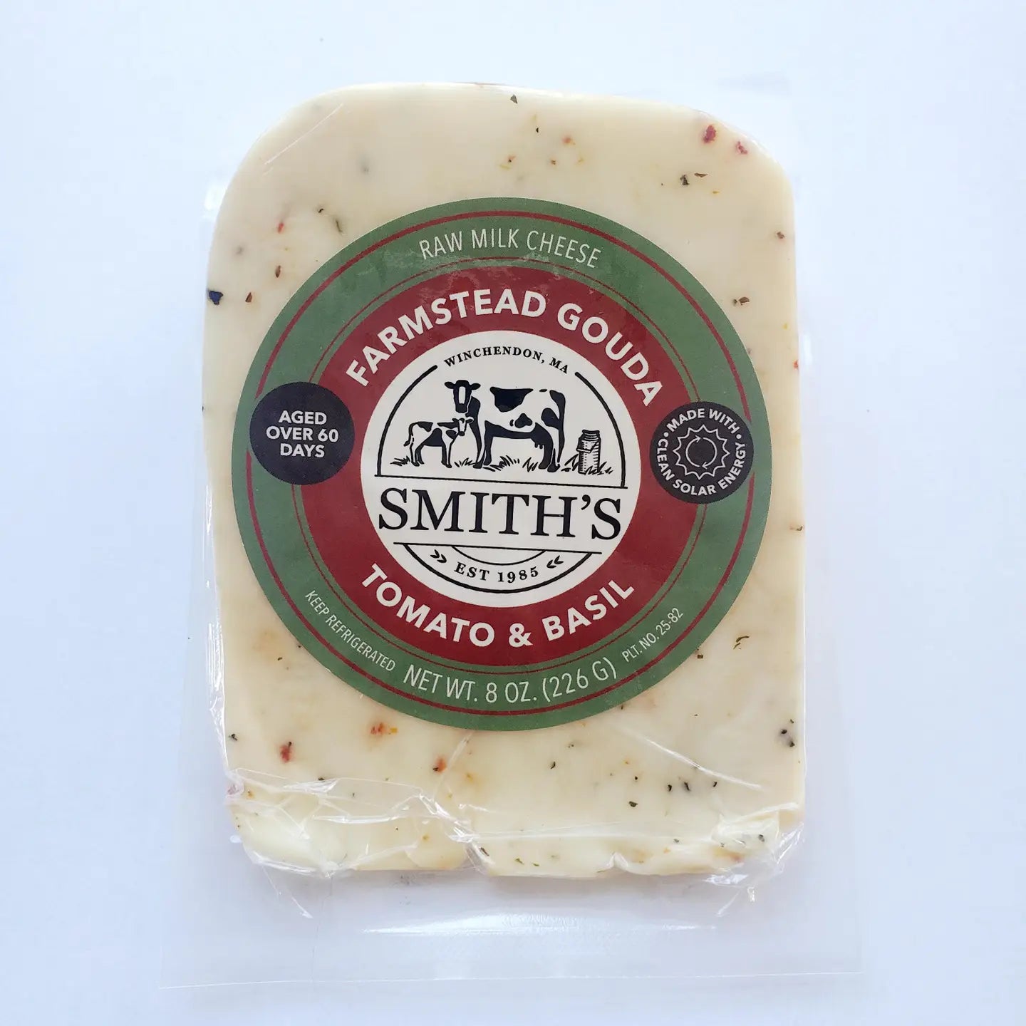Sun-Dried Tomato & Basil Raw Gouda
