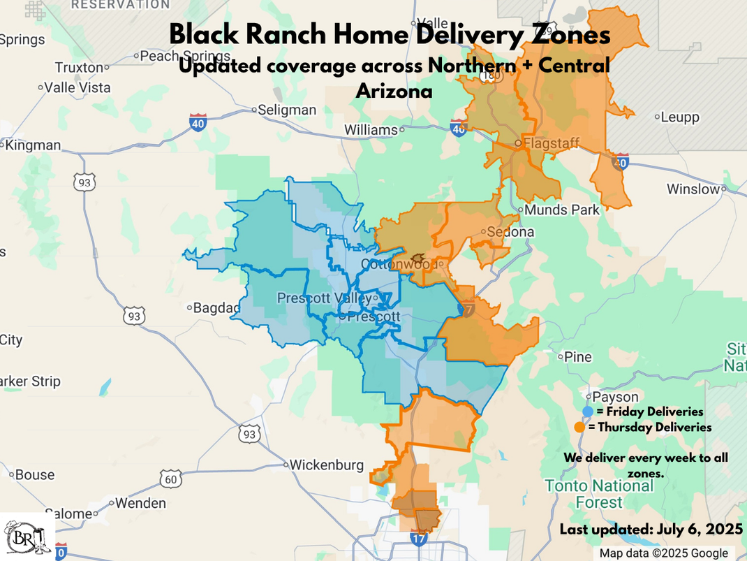 Black Ranch Delivery Zones & How to Order – Black Ranch Online Store